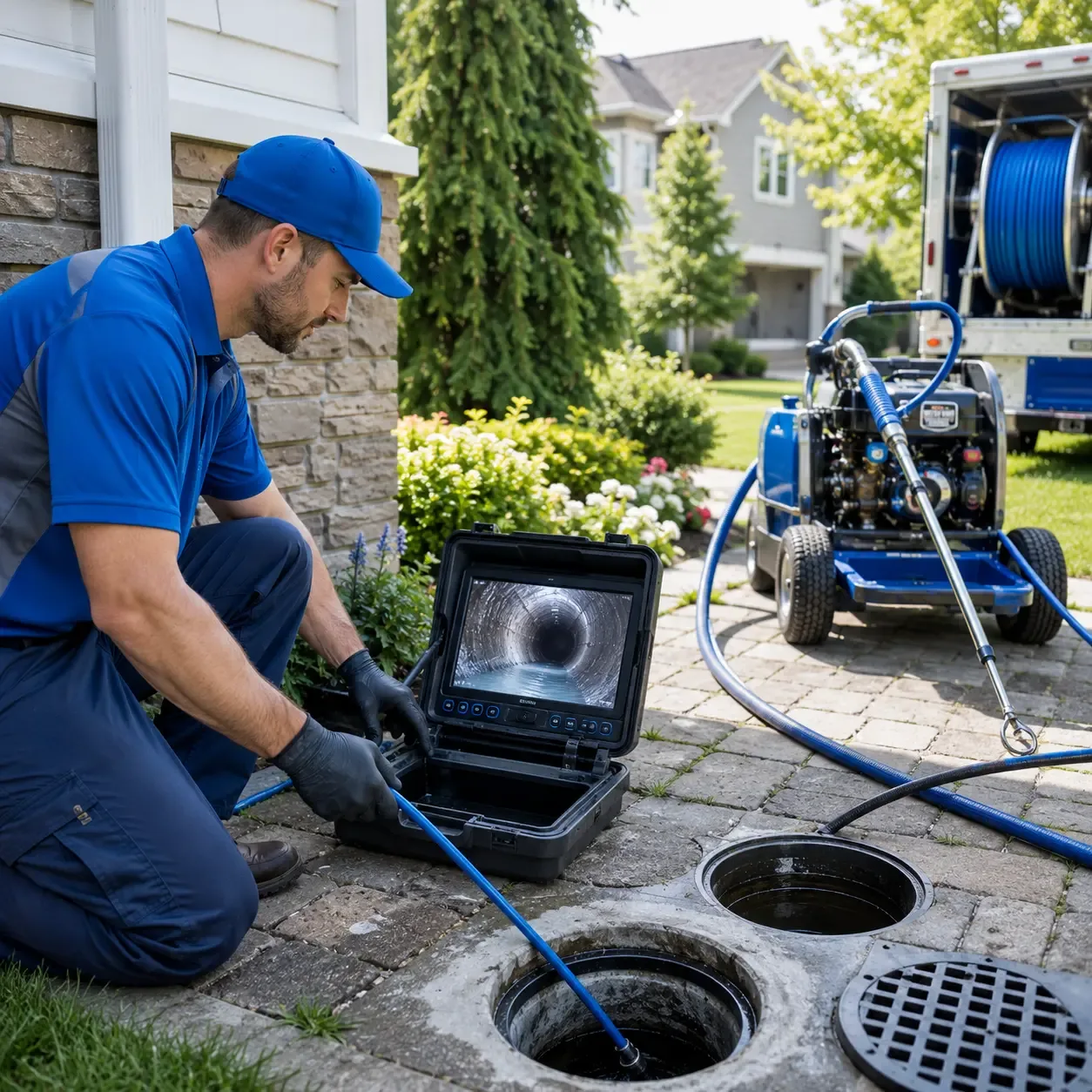 Outdoor drain cleaning professionals serving Oak Harbor, WA